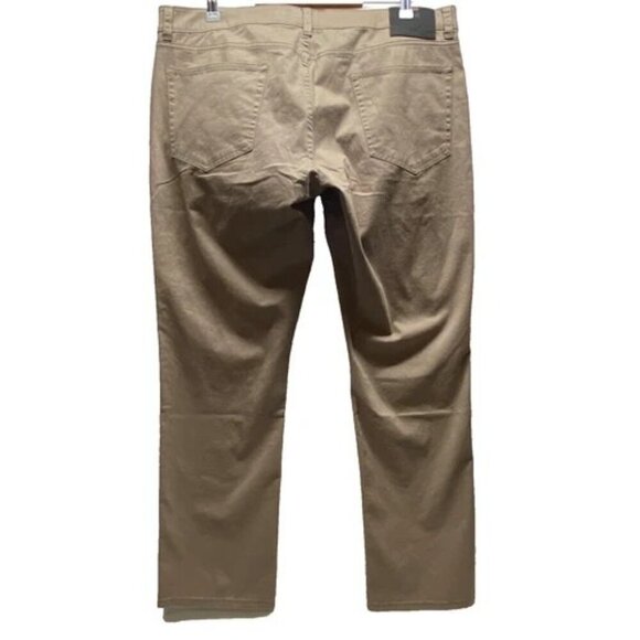 Taylor Vintage Khaki Pants Men's 38x30 Canaan Slim Fit Soft Stretch 5 Pocket NWT - Picture 6 of 16
